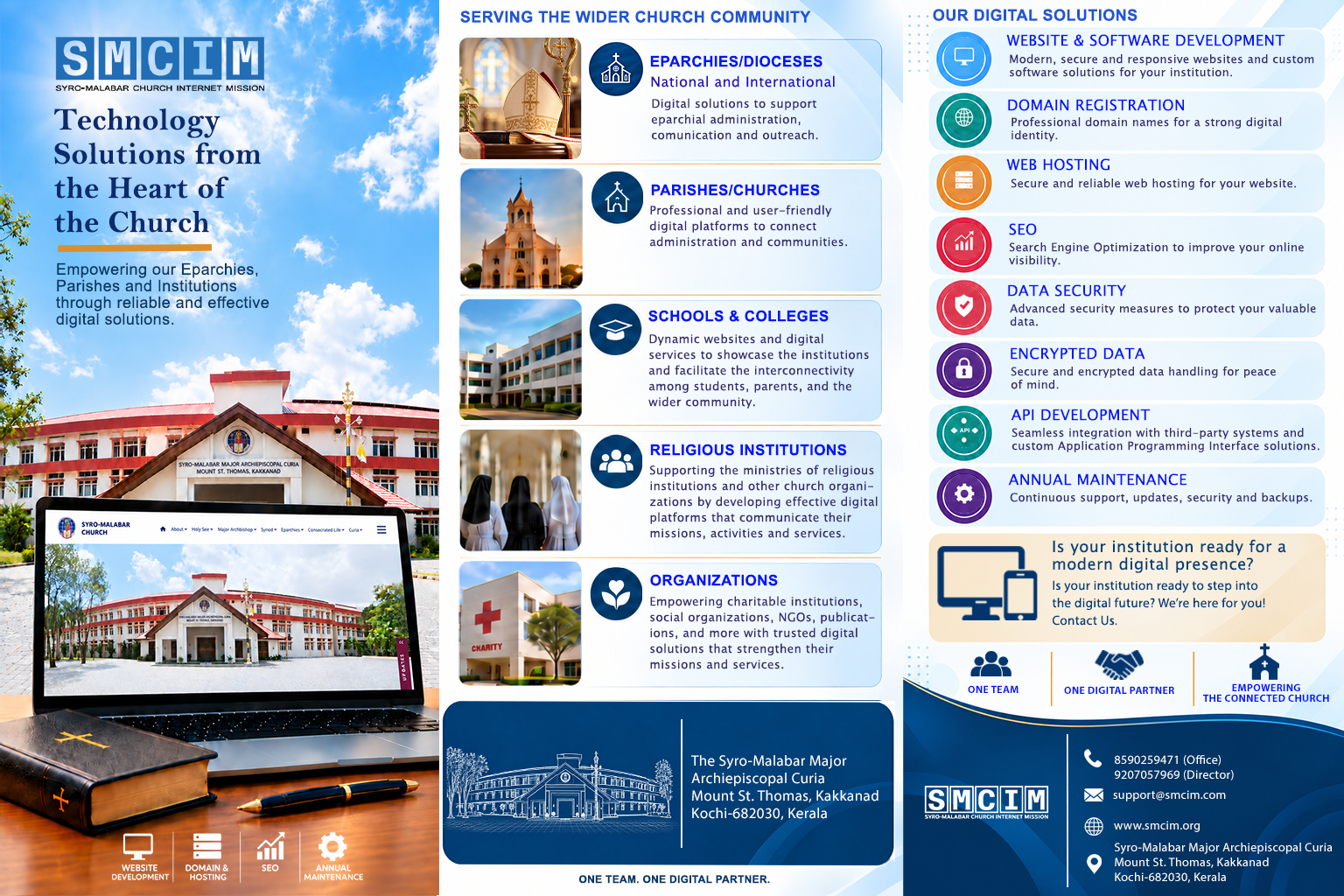 SMCIM corporate brochure featuring our services and digital solutions